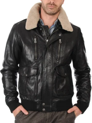 Mens-Black-Fur-Collar-Bomber-Jacket_540x