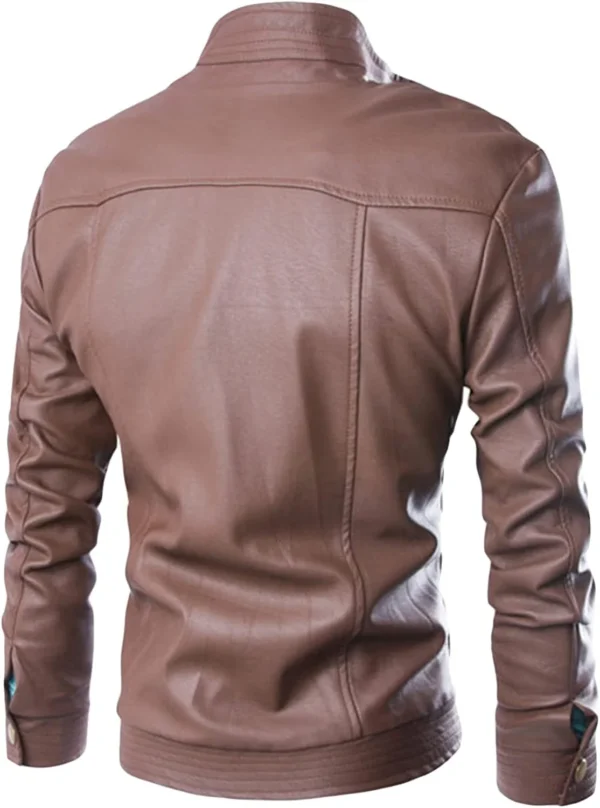 Men's Vintage Motorcycle Riding Leather Jacket